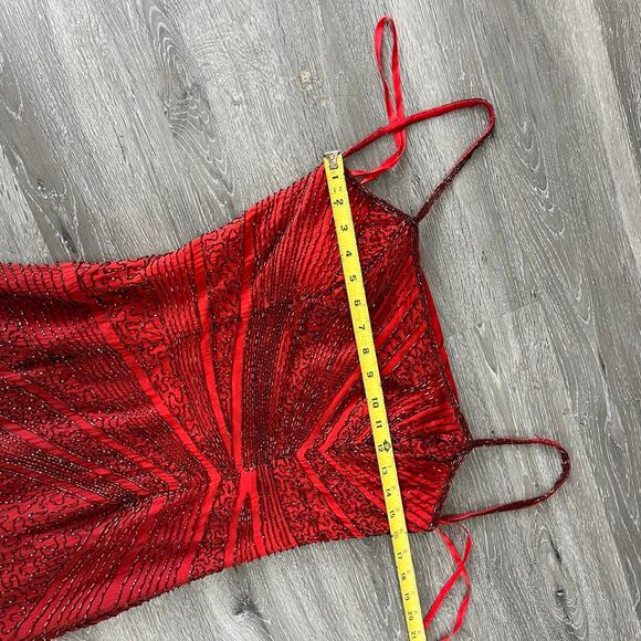 Vintage y2k red ombre beaded - Picture 5 of 8